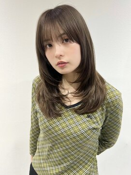 ラミエバイメルト 下北沢(lamie by melt) レイヤーカットワンカールショコラブラウントミディアム下北沢