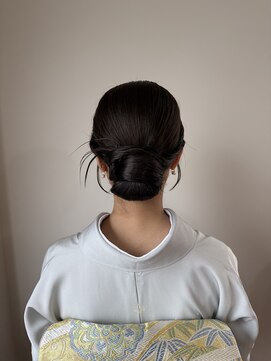 クリーク ボイス ヘアー 東原店(CLIQUE voice hair) タイトシニヨン×カチモリヘア