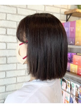 ダークショコラブラウン×ボブ