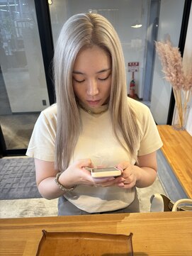 黒髪カタログ/クラゲヘアー/オリーブグレー/千葉