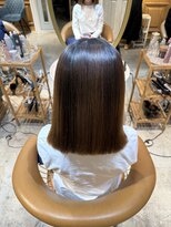 ロンド シャルム 吉祥寺(Lond charme)&nbsp;オリーブグレー/ボブ/顔周り/小顔/レイヤー/髪質改善/縮毛矯正