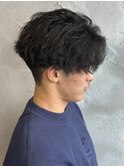 MEN’S HAIR/ソフトツイスパ/刈り上げセンターパート/群馬高崎