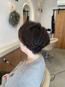 ザイエロー(THE YELLOW) メリハリショートのニュアンスパーマ♪