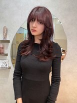 ジーナ 札幌(Zina)&nbsp;【艶髪】ハッシュカットレイヤーボルドー＊美髪