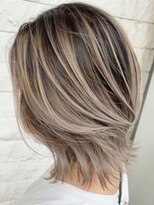 アース 戸塚店(HAIR&MAKE EARTH)&nbsp;シルバーベージュバレイヤージュ
