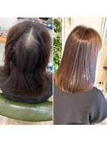 グリーンルームセカンド 結城店(GREEN ROOM. 2nd) 60代女性のツヤストレート