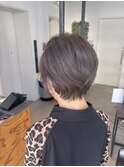 ショートヘアー/前髪長め/大人ショート/堺東