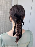 【編み下ろし】結婚式/お呼ばれヘア/銀座/有楽町/ヘアアレンジ