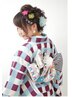 【8/6(木)限定】浴衣着付+ヘアセット¥6600