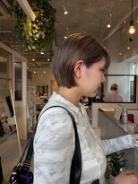 マッシュ グランバーズ 布施(MASHU GRANDVASE) 【東大阪布施】ワンブリーチでミルクティーグレージュ