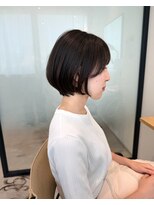ファムバイアヴァンス(Femme by AVANCE.)&nbsp;丸みショートボブ×ダークブラウン