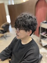 リップス ヘアー(Lips hair)&nbsp;メンズのミディアムツイスパスタイル