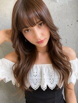 ラグシス 美髪ストレート(Luxis)&nbsp;大人気レイヤーカット×マロンブラウン