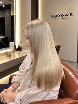 メゾン ド アール(Maison de R)&nbsp;ミルクティーベージュ×ロングストレート