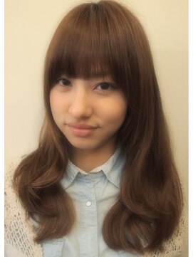 フローレント(florent) ナチュラルカールロングスタイル。