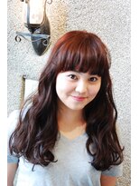 アースアート(earth art) やわ軽ウェーブに重めドール感のバングで可愛らしさアップ!!