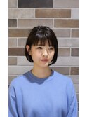可愛らしい丸みボブ