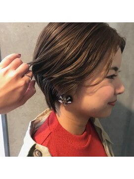 ローネス(LONESS) 【LONESS】大人ハイライト☆かわいいショートボブ 原倫子