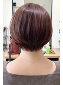 【 Ｉ. 】30代40代の大人女性におすすめの丸みショートボブ 川口