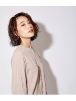 ヘアサロン アティリー(Hair Salon Attirer) 西梅田/ボブ/グレーベージュ/白髪ぼかし【Attirer飯田裕之】