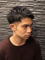 プレミアムバーバー 赤坂店(PREMIUM BARBER produce by HIRO GINZA)&nbsp;爽やかパーマ【ヒロ銀座】赤坂/バーバー/パーマ 七三分