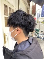 ハシゴ(hasigo.) 大阪ツイストスパイラルパーマ　大阪メンズパーマ