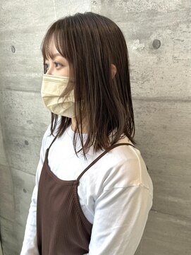 サラビューティーサイト 志免店(SARA Beauty Sight) 30代40代ミディアムレイヤー/グレージュ☆山之内