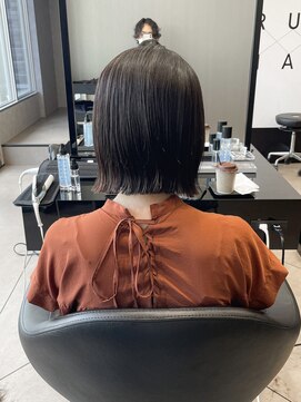 ハルキ ミナト ジャパン オオサカ(HARUKI MINATO japan OSAKA) タッセルボブ 20代30代40代ヘア 小顔 大阪ボブ 梅田