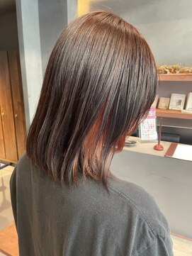 ピカイチ(pikaichi) *pikAicHi*インナーカラー×顔周りレイヤー