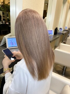 マティス 表参道(matiz) ミルクティーベージュ/似合わせカット/ハッシュカット