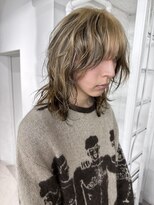 レコ 渋谷(LECO)&nbsp;ハイライトローライトミックスコントラストウルフ