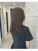 ロング透明感カラー
