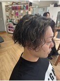 縦落ちパーマハイライト