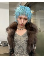 レコ 渋谷(LECO)&nbsp;水色シャギーショート