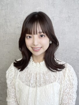 リンクエン(Link enn) 【くびれミディ】レイヤーカット/韓国/髪質改善/顔まわりカット