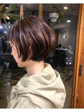 サイン(sain.) ショートボブ/ハイライト