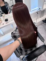 ノー バイ イオエ 西梅田(no. by ioe)&nbsp;ブリーチなしカラー/髪質改善/ミルクティーベージュ/小顔ヘア