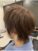 カジュアルショート×ブルーアッシュ