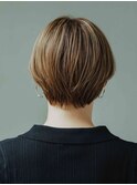 マッシュショートボブスタイル20代/30代/40代/庭瀬