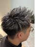 【メンズ限定】外国人風カラー×ダメージレスブリーチ+カット