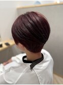 ベリーピンク×ショート
