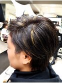 ハイライト×アシメショート