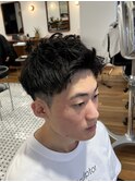 短髪ショート/メンズカット/大人メンズ/アップバング