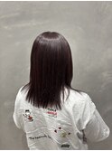 ブリーチなし！レッドブラウン
