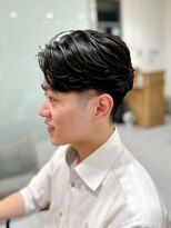 サム 横浜 大倉山(Sum)&nbsp;毛流れセンターパート/センターパート/メンズ刈り上げ