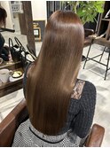 アッシュベージュ×H2プレミアム美髪トリートメント【髪質改善】
