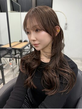 リンドトウキョウ(LINDO TOKYO) 大阪/心斎橋/チョコレートブラウン/レイヤーカット/透明感