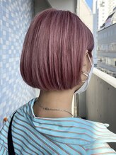 グレープバイン(GRAPEVINES) ピンク×ボブ