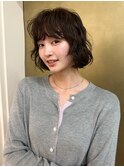 レイヤーボブパーマ