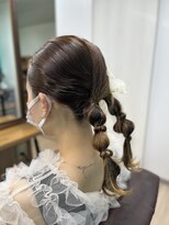 ヘアジーナ(Hair Jina)&nbsp;タイトツインポニー♪